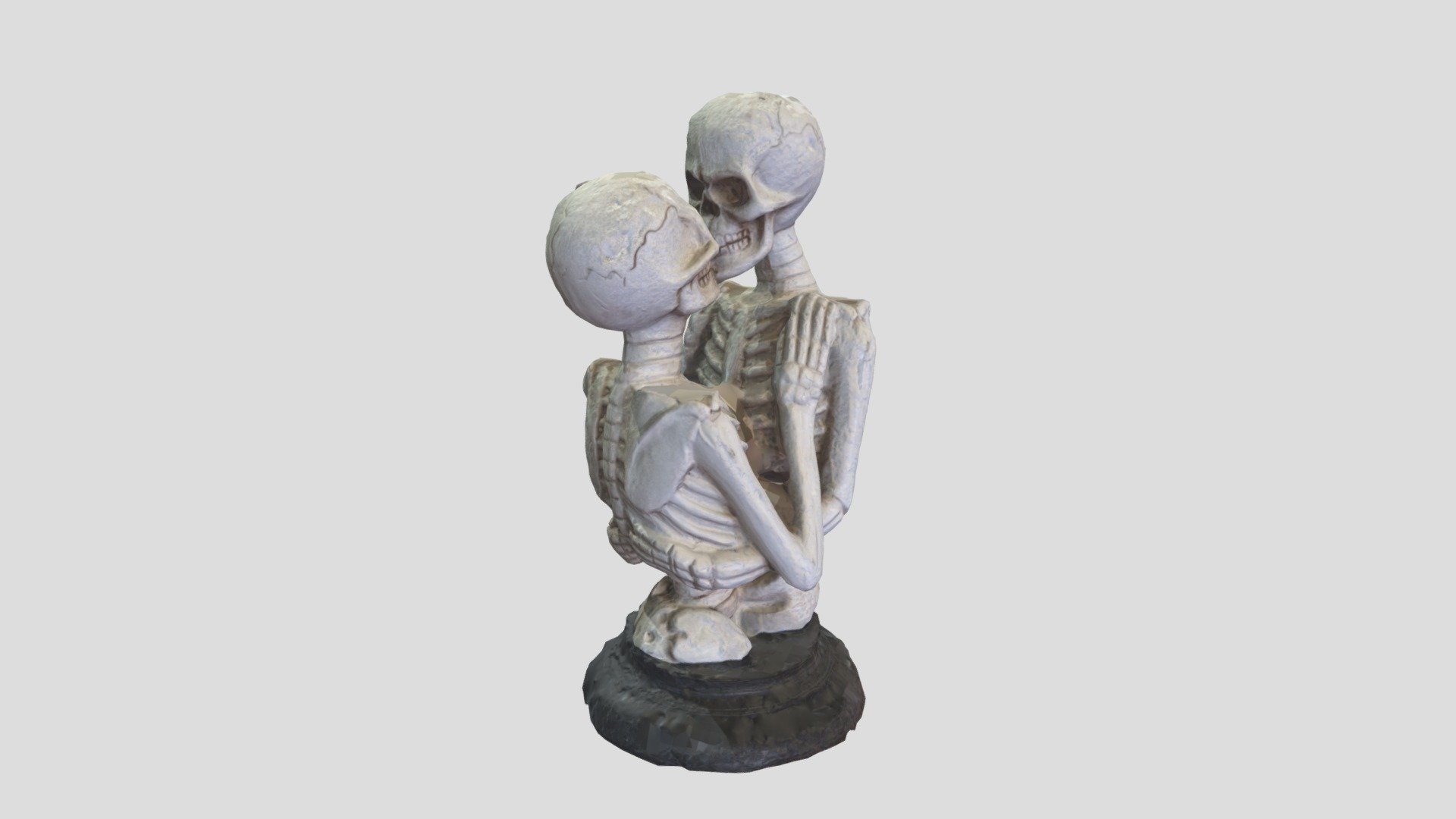 Skeletons Statue (20k Tris)