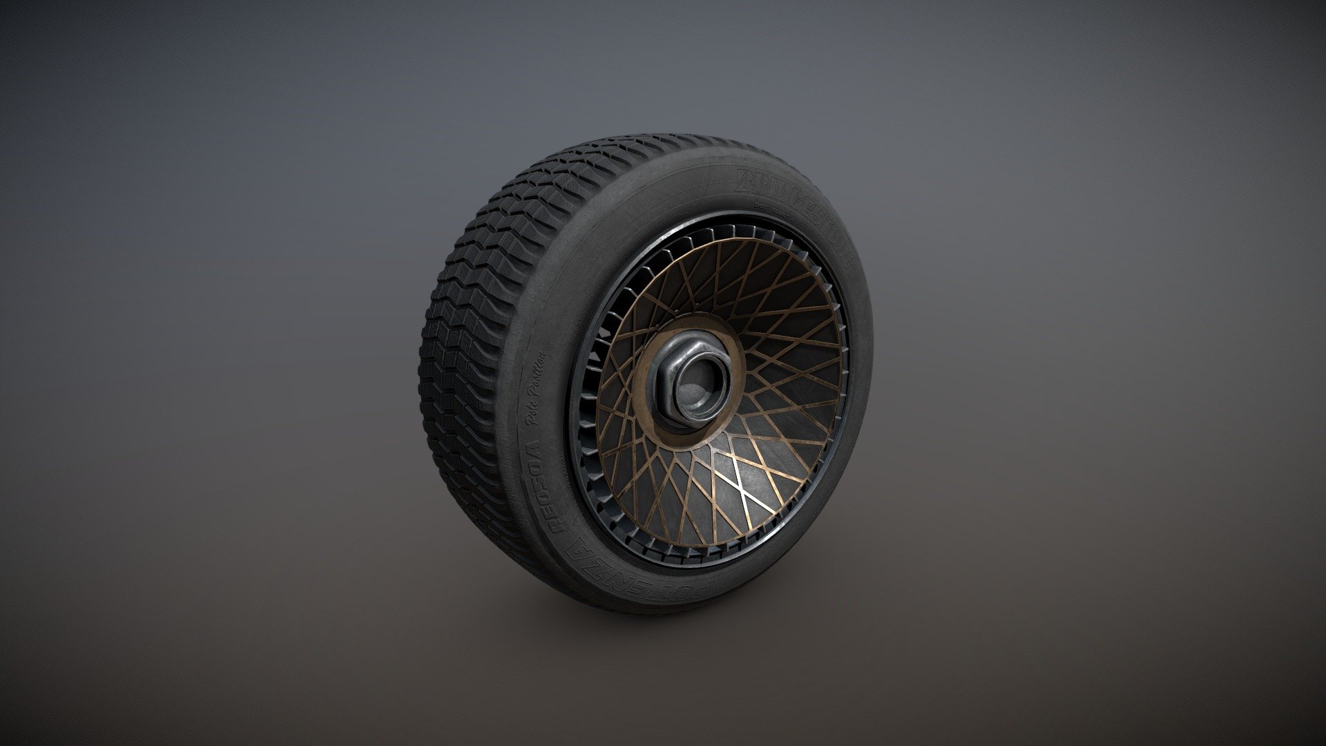 BBS Turbofan Wheel - Download Free 3D model by l-odin (@l-odin