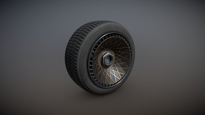 BBS Turbofan Wheel 3D Model