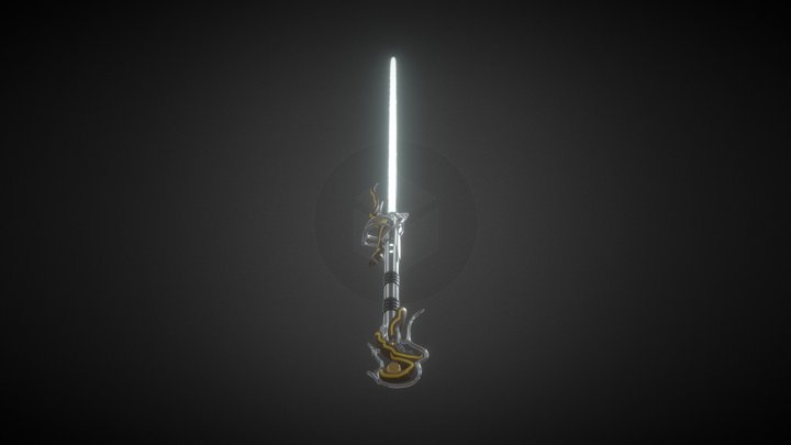 WARFRAME - Incarnon Weapon Voidsaber 3D Model