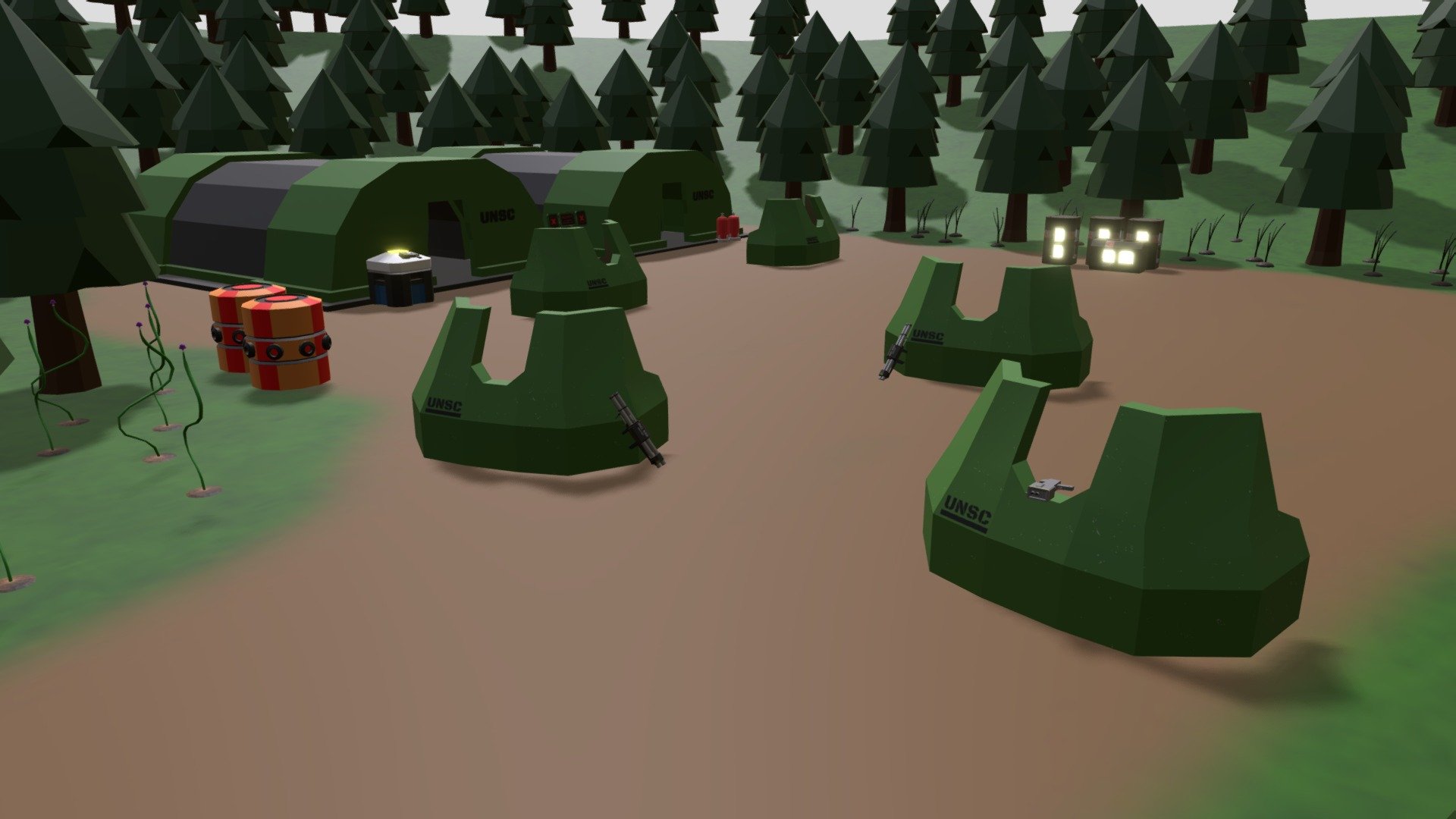 basecamp - 3D model by CallumShaw [67fd3b3] - Sketchfab
