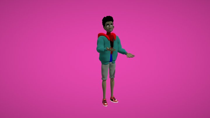 Miles Morales - Spiderman 3D Model