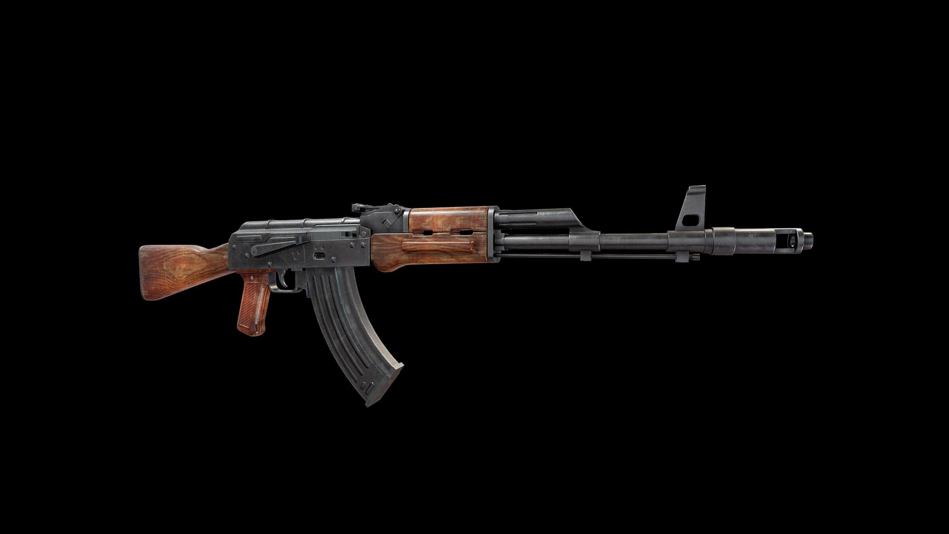 AK-74 game ready - 3D model by gus_thewise [67ffbe8] - Sketchfab