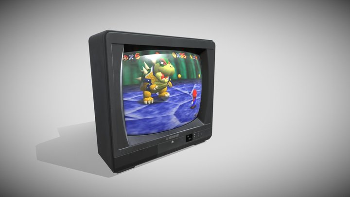 Old TV 3D Model