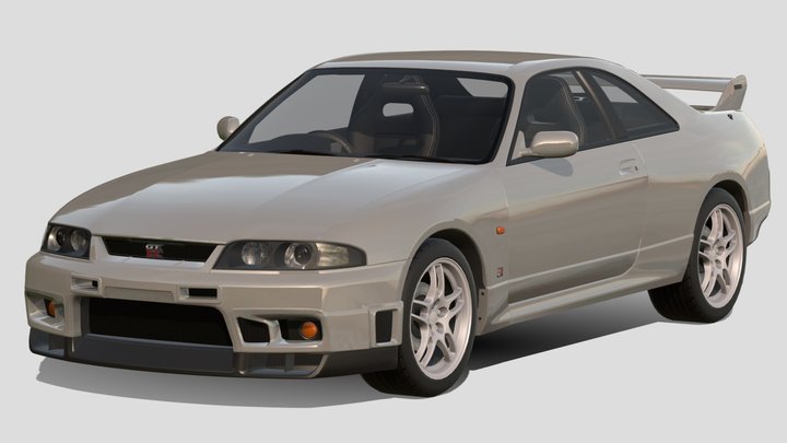 1997 Nissan Skyline GT-R V-Spec (R33) – Free 3D Model STL