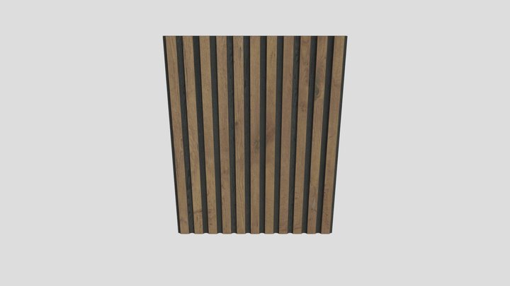 3d Panel_11 (R20027 PALE LANCELOT OAK) 3D Model