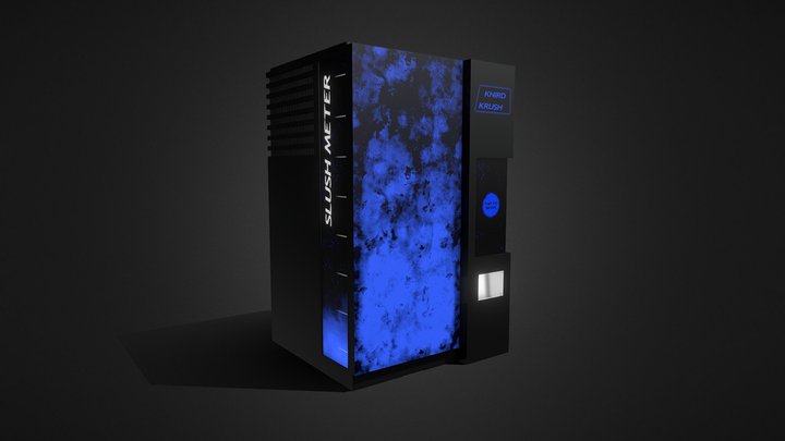 Sci-Fi Vending Machine 3D Model