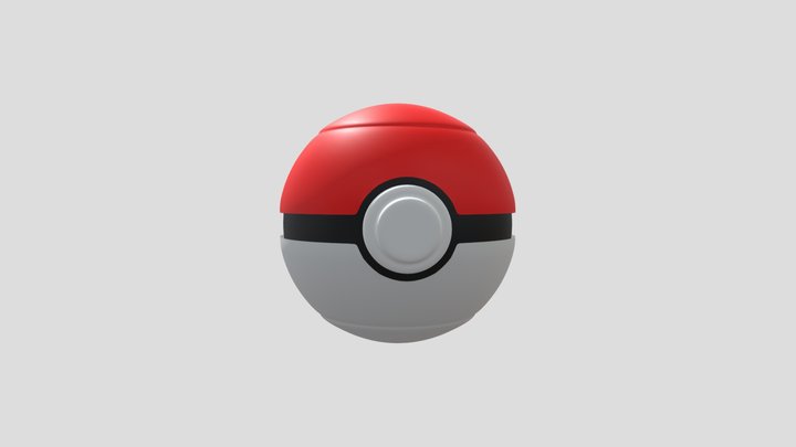 Pokeball 3D Model