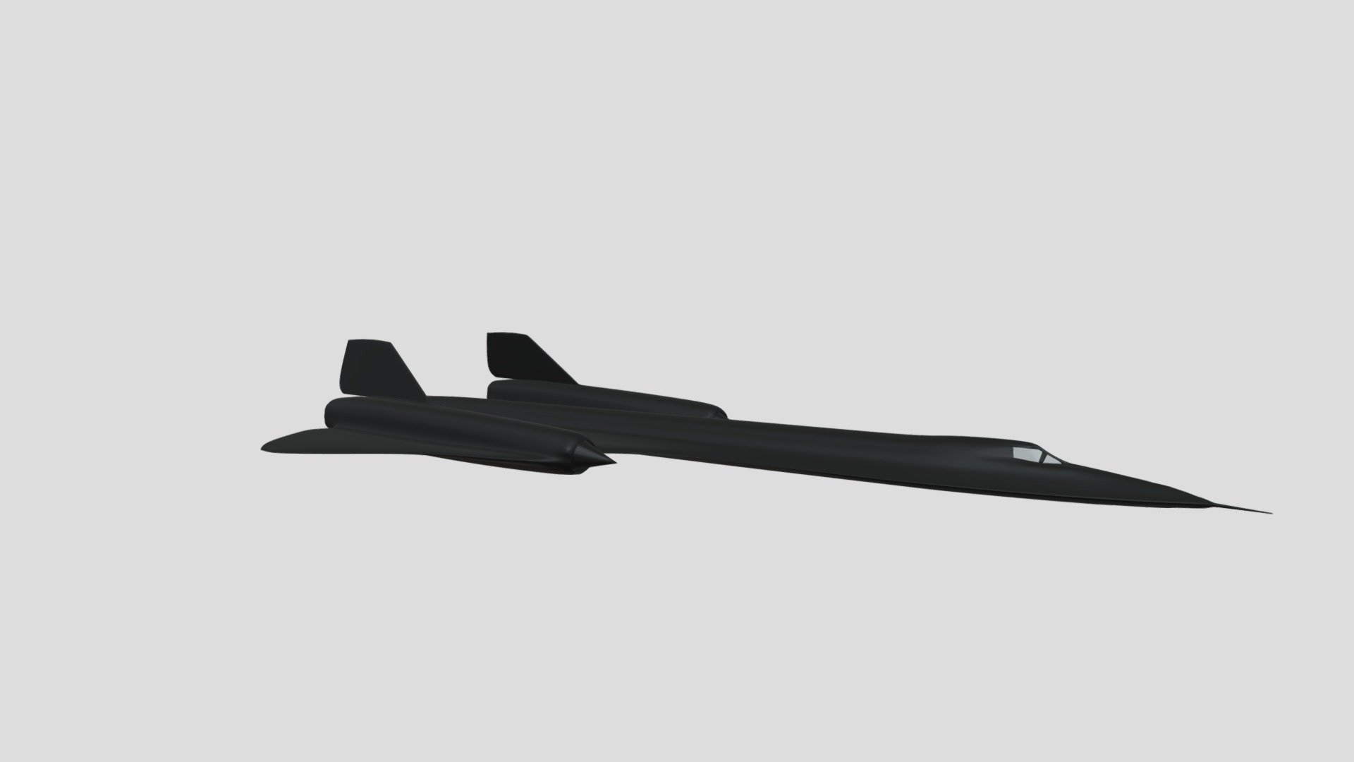 SR-71 blackbird (FREE) downloadable - Download Free 3D model by