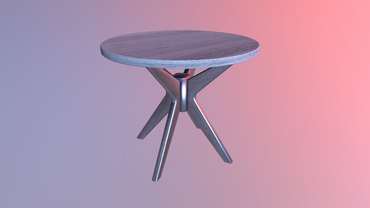 Hazelton Dining Table 3D Model