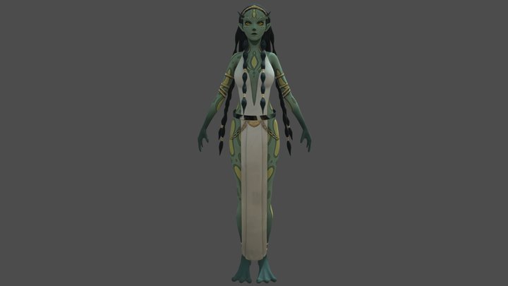 Greed Character Sculpt 3D Model