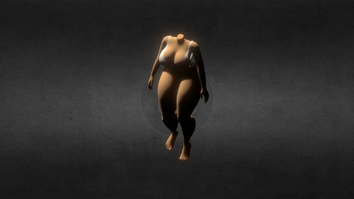 Catwalk Walk Forward HighKnees 3D Model