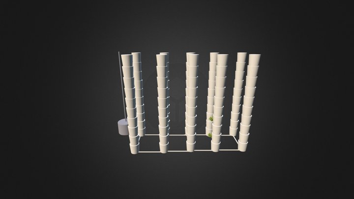 Lettuce Farm 3 3D Model