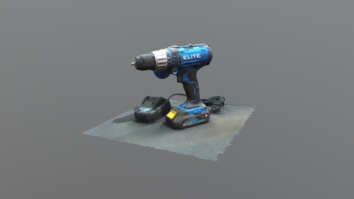 Taladro Inalambrico 1/2 20V Elite XID19 3D Model
