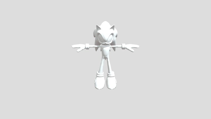 Sonic the Hedgehog (2006) - Now rigged! 3D Model