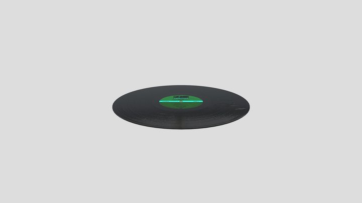 12" Vinyl Record – Free 3D Model STL