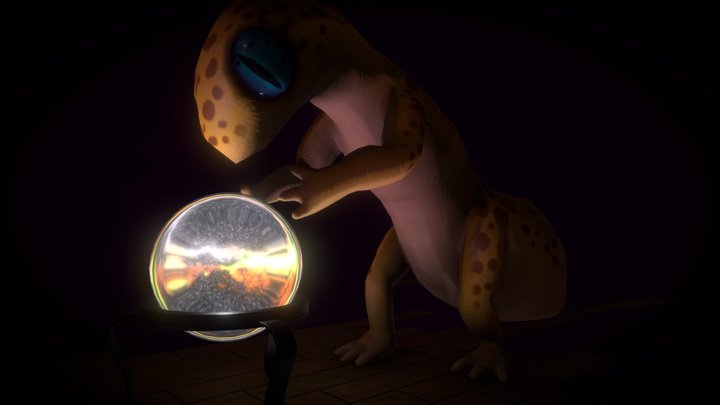 Leopard Gecko's Family Relic 3D Model