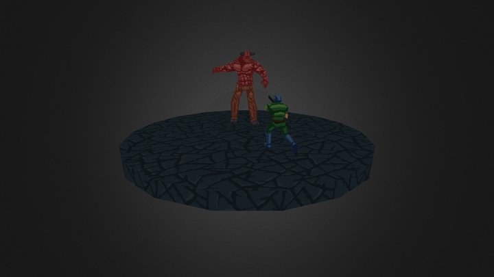 Doom Scene 3D Model