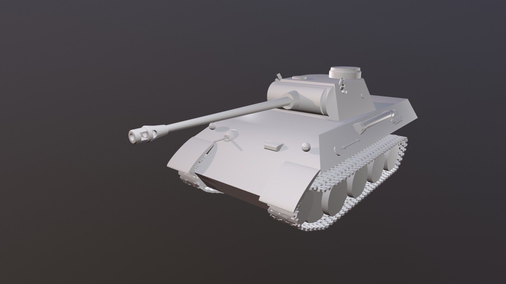 Panther Tank - 3D model by 90champthe3rd [68062c9] - Sketchfab