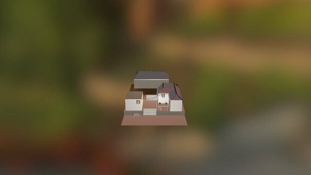 Abandoned Town 3D Model