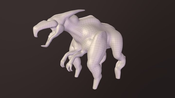 Alien Horse - WIP 03 3D Model