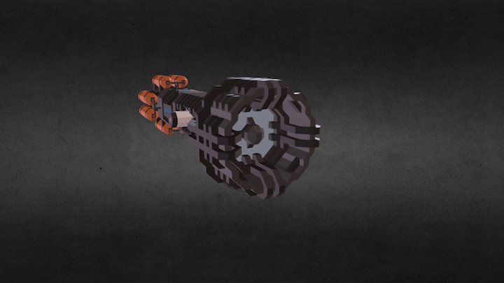 Thruster Medium 3D Model