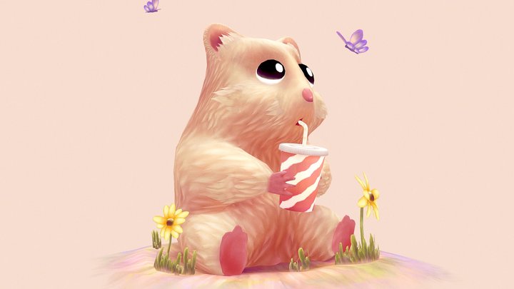Chunky Floof 3D Model