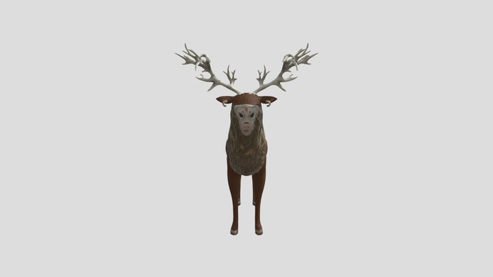 Spiritual Deer 3D Model