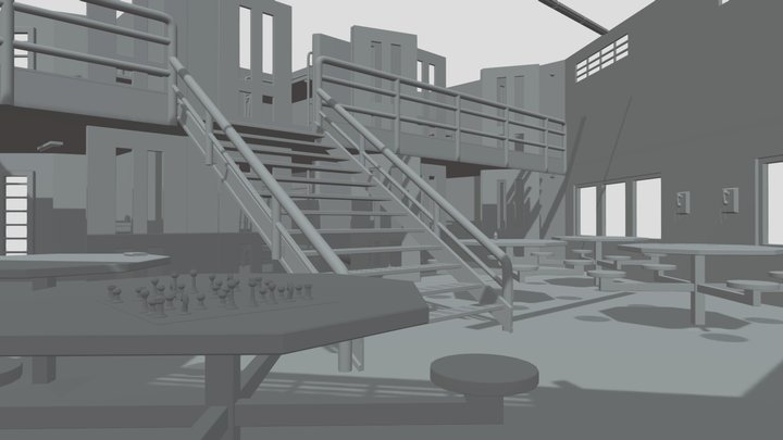 Prison 3D Model