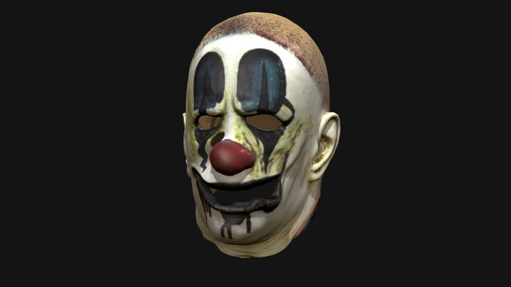 Clown Mask 3D Model