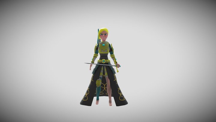 heroine Gianna 3D Model