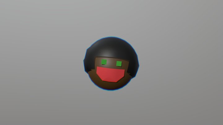 bola peluda 3D Model