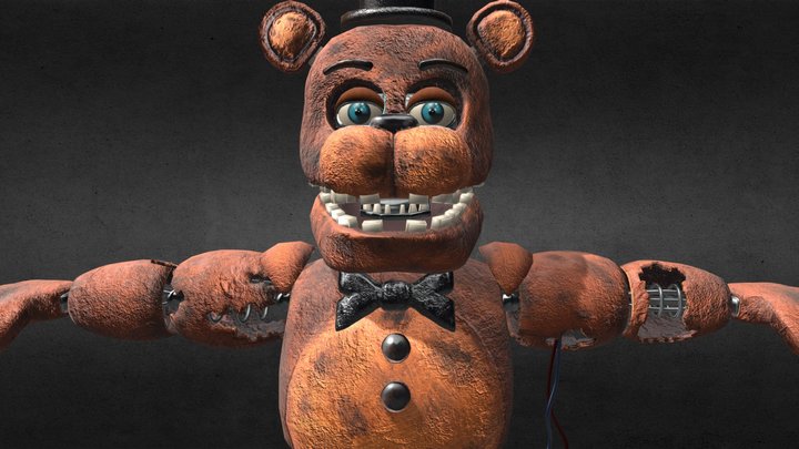 Withered Freddy FNaF VR HW 3D Model