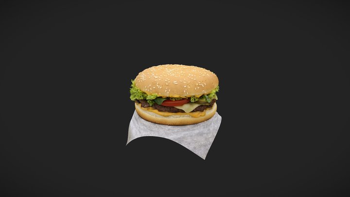 Cheeseburger 3D Model