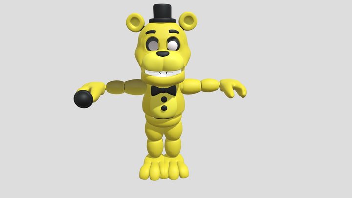 Golden Freddy – Free 3D Model STL