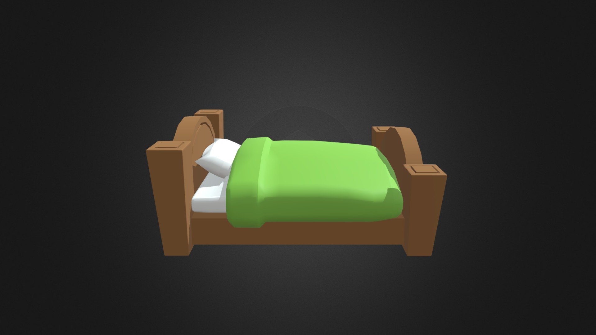 Cama Low Poly