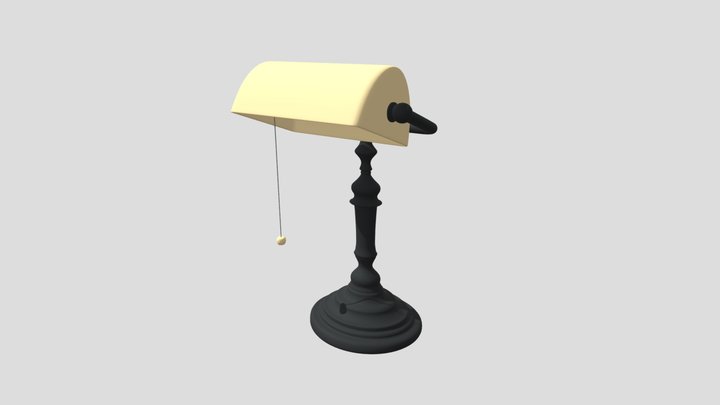 Bank Lamp (another Color) 3D Model