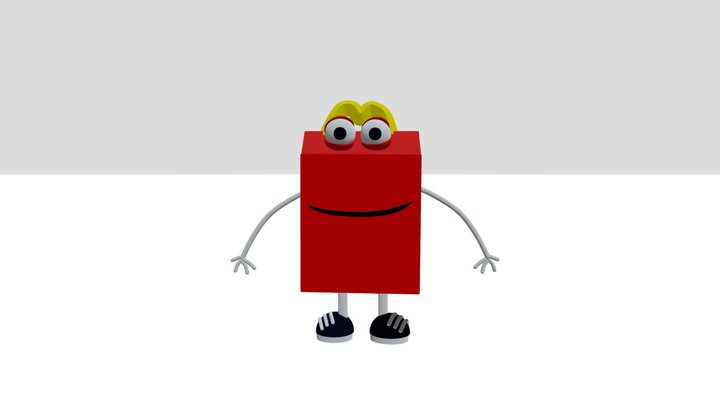 Happy Meal Mascot Mc Donalds 3D Model