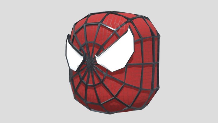 Roblox Spiderman Mask Concept 3D Model