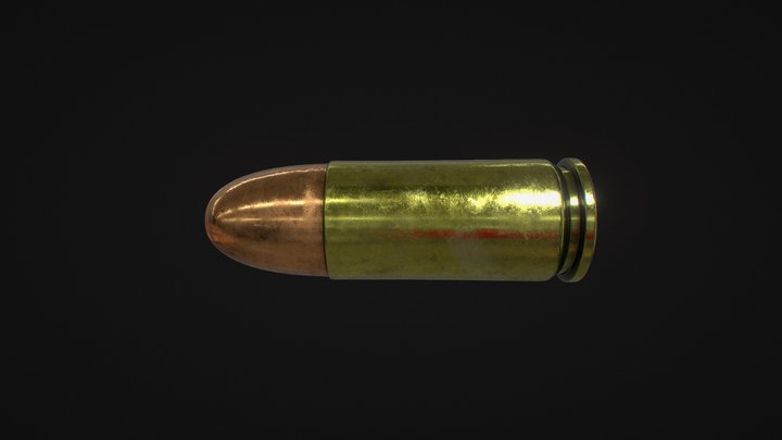 Bullet 9 mm 3D Model