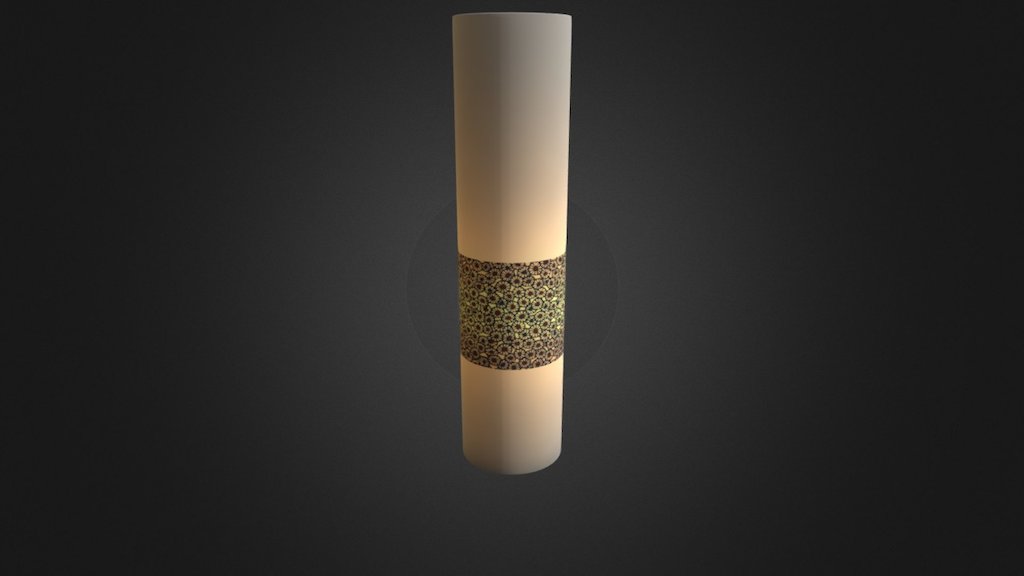 Lampe tube uni sans socle