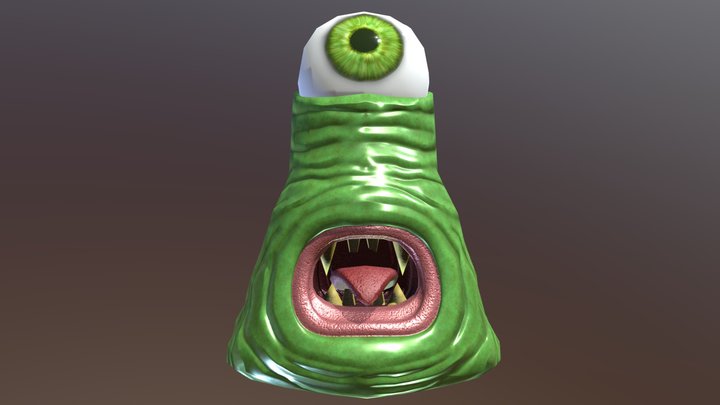Slime Monster 3D Model