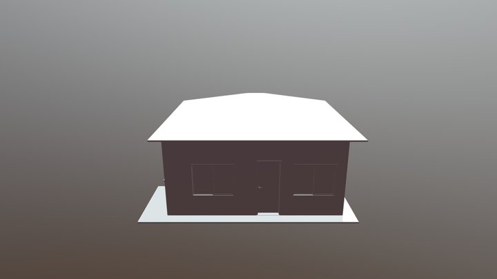 Qr Code Casa 3D Model