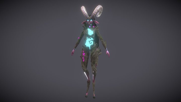 Mystic Dryade - Sculpt Pose 3D Model