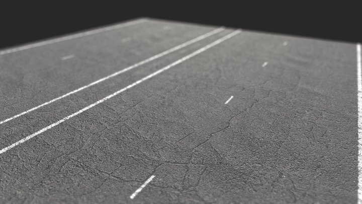 Road texture 3D Model