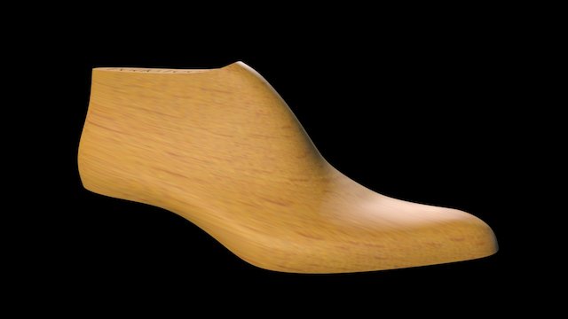 Cowboy Boot Modeled 3D Model