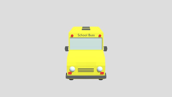 Low Poly School Bus