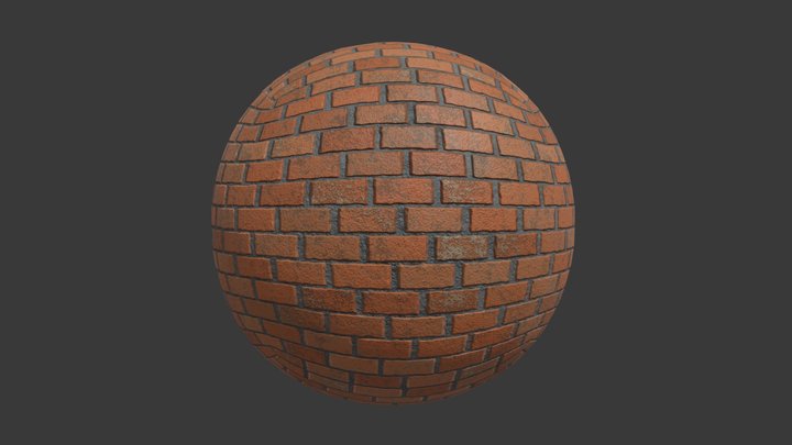 PBR_Bricks_Material 3D Model