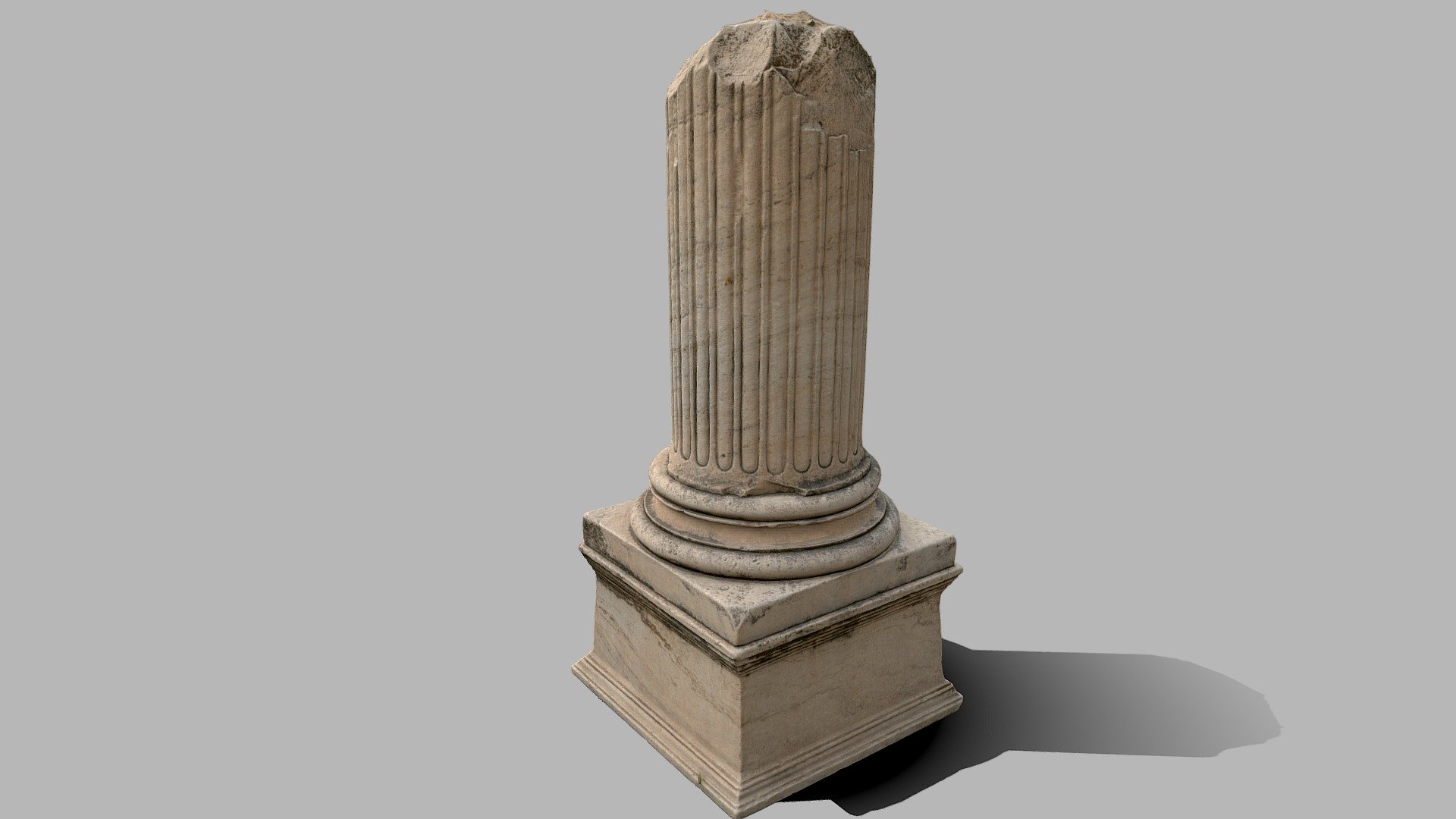 Column scan No.3 Ancient Greece Collection Buy Royalty Free 3D