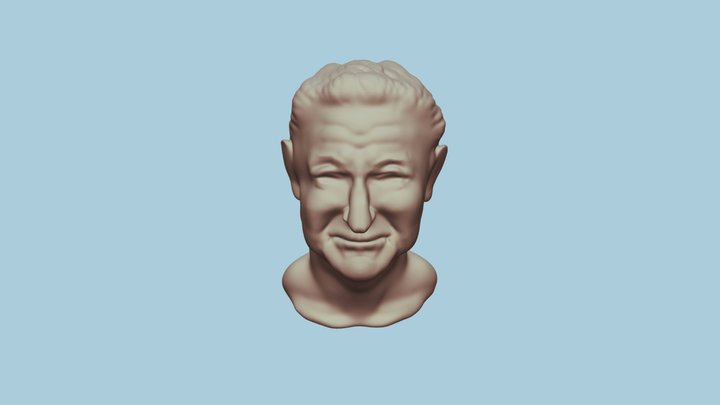 Robin Williams 3D Model